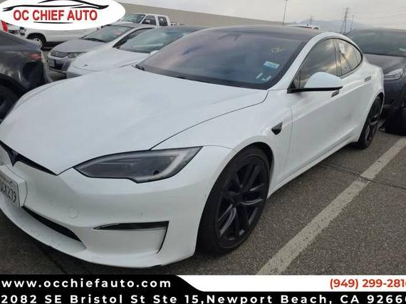 TESLA MODEL S 2022 5YJSA1E52NF493379 image